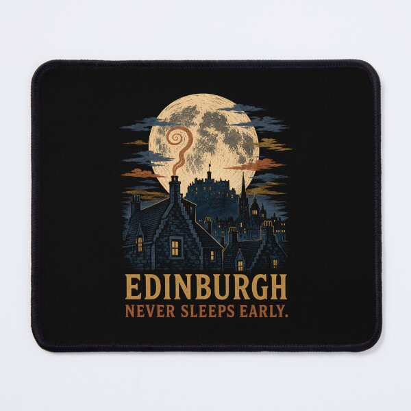 Item preview, Edinburgh Never Sleeps Early: Moonlit Old Town designed and sold by Fenay Designs.