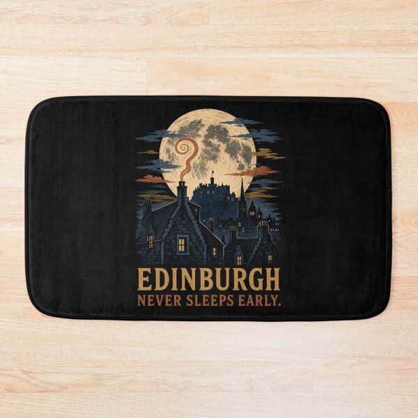 Item preview, Edinburgh Never Sleeps Early: Moonlit Old Town designed and sold by Fenay Designs.