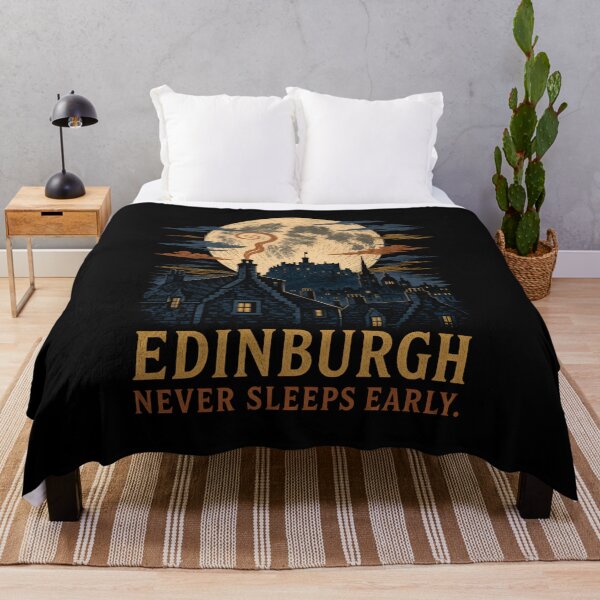 Item preview, Edinburgh Never Sleeps Early: Moonlit Old Town designed and sold by Fenay Designs.