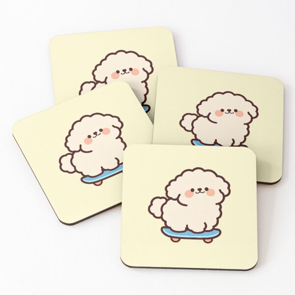 Item preview, Fluffy Puppy Riding A Skateboard designed and sold by jianina-alondra.