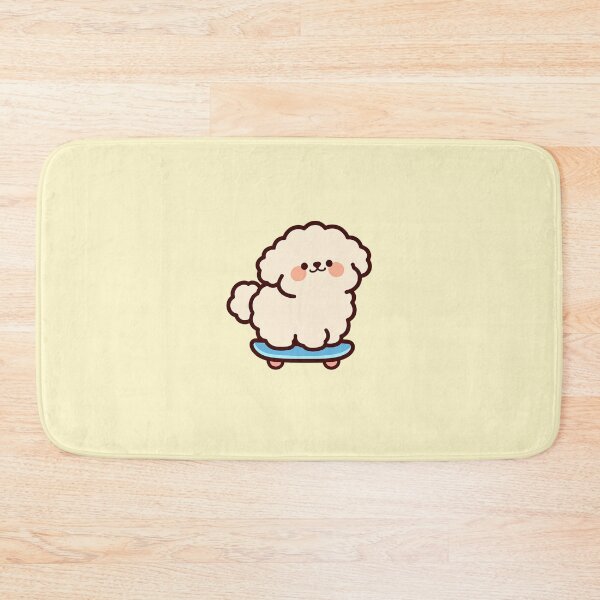 Item preview, Fluffy Puppy Riding A Skateboard designed and sold by jianina-alondra.