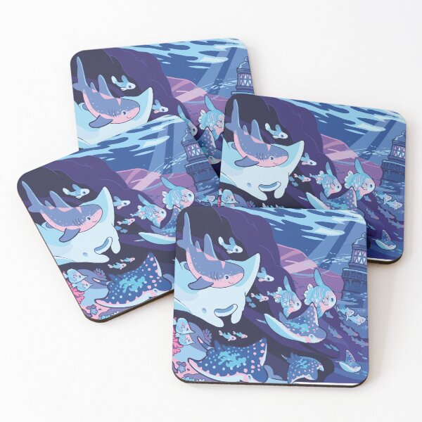 Item preview, Shark Family Underwater Ocean Adventure designed and sold by Oniyasha.