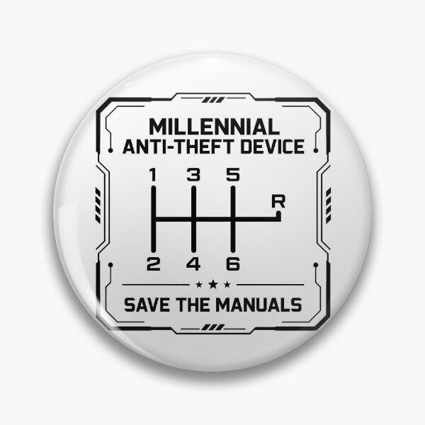 Item preview, Save The Manuals Anti Theft Device Funny Stick Shift designed and sold by ThirdShiftLab.