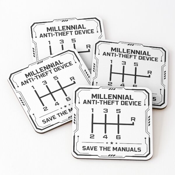 Item preview, Save The Manuals Anti Theft Device Funny Stick Shift designed and sold by ThirdShiftLab.