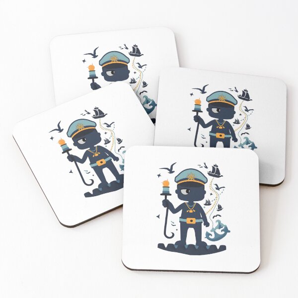 Item preview, Cute Sea Captain Sailor Night Ocean Adventure designed and sold by vdjjtrub.
