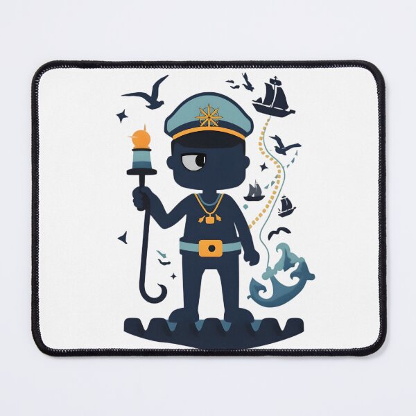 Item preview, Cute Sea Captain Sailor Night Ocean Adventure designed and sold by vdjjtrub.
