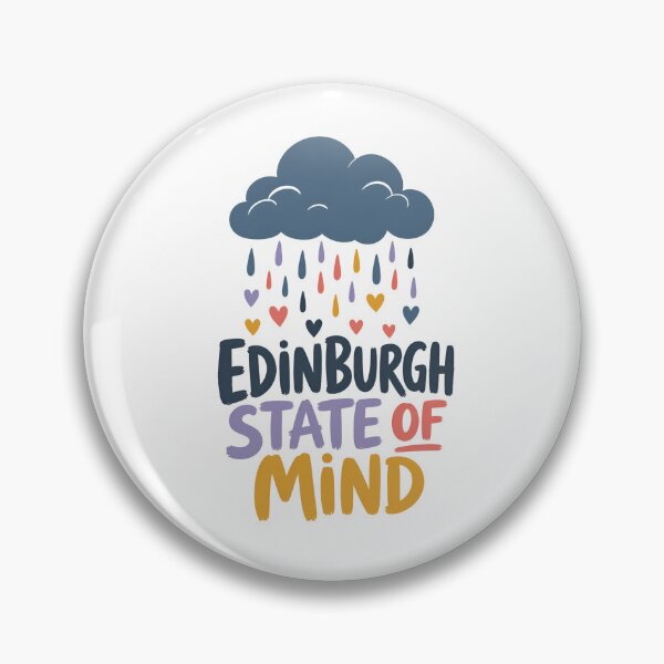 Item preview, Edinburgh State of Mind: Rain, Hearts & Colour designed and sold by Fenay Designs.