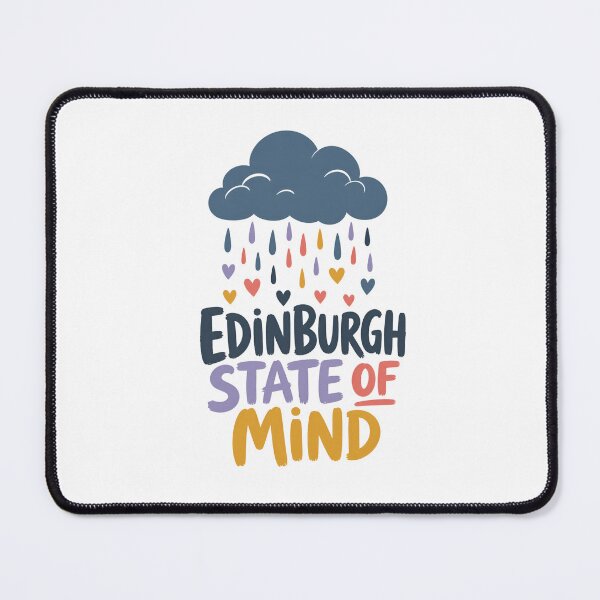 Item preview, Edinburgh State of Mind: Rain, Hearts & Colour designed and sold by Fenay Designs.