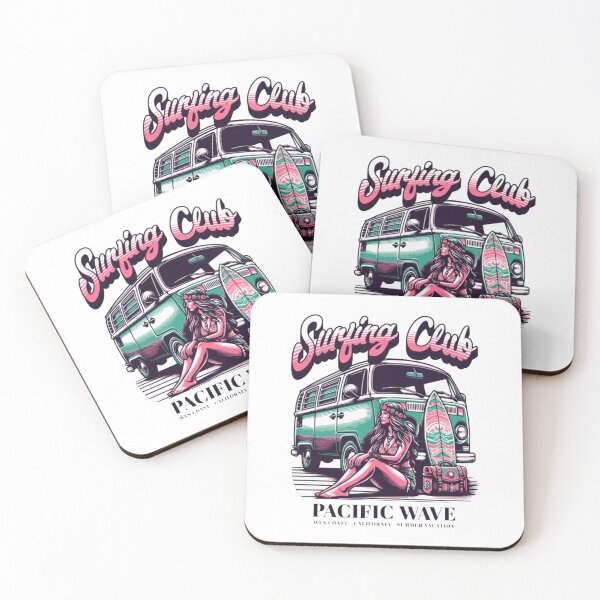 Item preview, Surfing Girls 80s Style Gift Idea designed and sold by BenRossfw.
