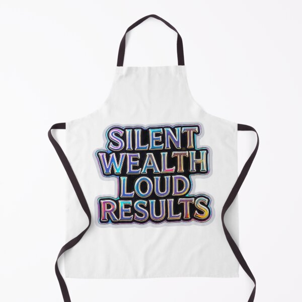 Item preview, Silent Wealth Loud Results Holographic Quote designed and sold by LC&LCPlatform.
