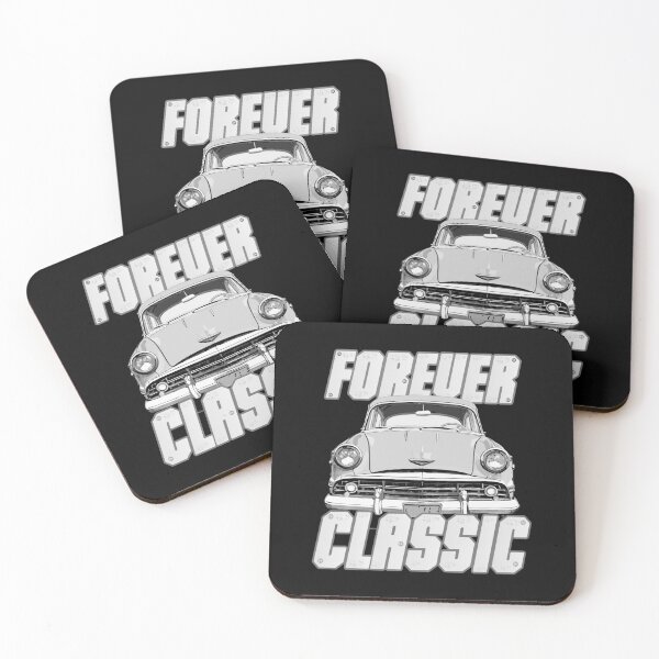 Item preview, Forever Classic - Vintage 50s Car Grayscale Art designed and sold by THROUGH-LIFE.