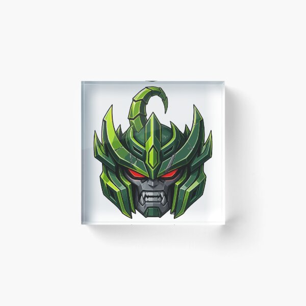 Item preview, Green Scorpion Mecha Helmet designed and sold by Orivane Shop.