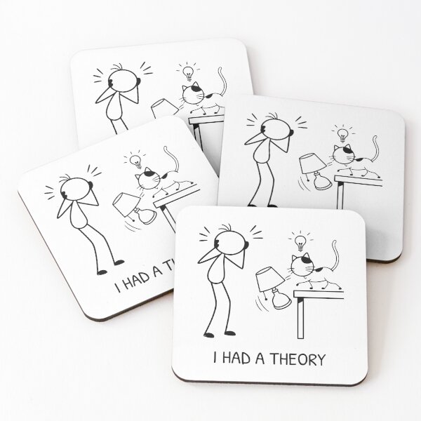 Item preview, Funny Cat Knocking Things Off Table Cat Owner Humor designed and sold by Pebl-Co.