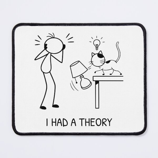 Item preview, Funny Cat Knocking Things Off Table Cat Owner Humor designed and sold by Pebl-Co.
