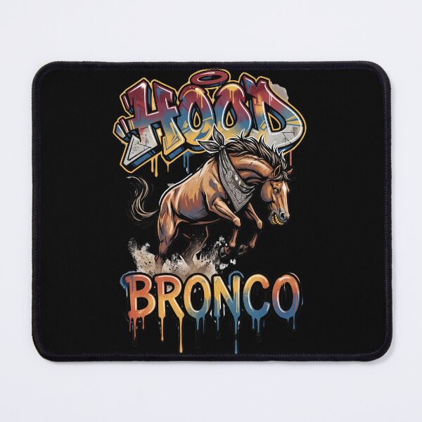 Item preview, Hood Bronco — Urban Graffiti Rodeo Horse Design Tee v1 designed and sold by CornishPixiPony.