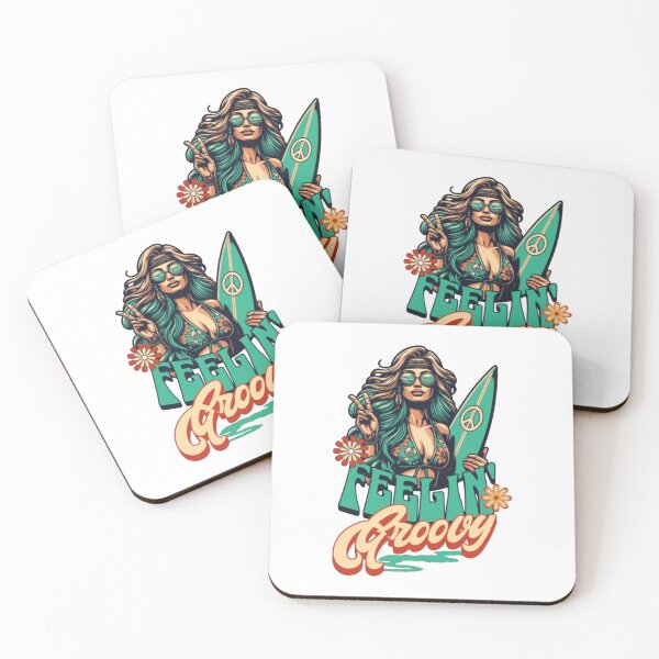 Item preview, Surfing Girls Summer Time Good Vibes Gift Idea designed and sold by BenRossfw.