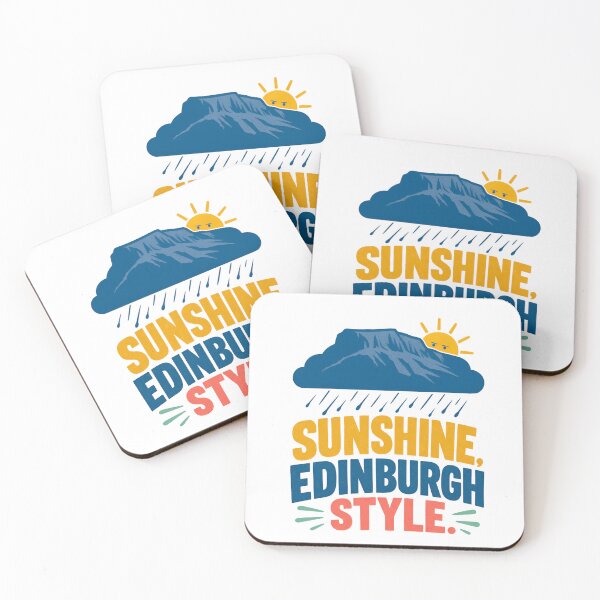 Item preview, Sunshine, Edinburgh Style: Rainy Arthur's Seat designed and sold by Fenay Designs.