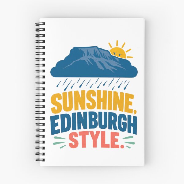 Item preview, Sunshine, Edinburgh Style: Rainy Arthur's Seat designed and sold by Fenay Designs.