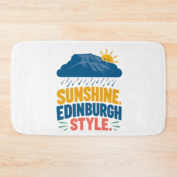 Item preview, Sunshine, Edinburgh Style: Rainy Arthur's Seat designed and sold by Fenay Designs.