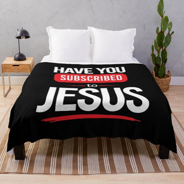 Item preview, HAVE YOU SUBSCRIBED TO JESUS designed and sold by Mclickster.