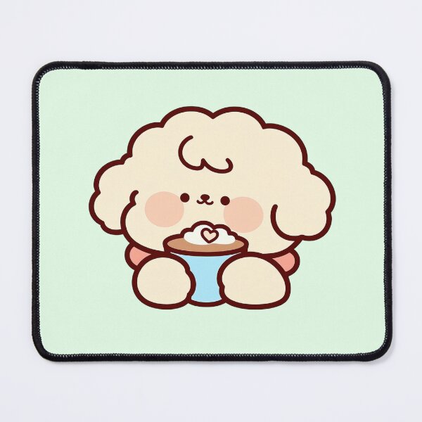 Item preview, Fluffy Puppy Holding Coffee Cup designed and sold by jianina-alondra.