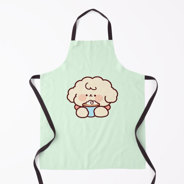 Item preview, Fluffy Puppy Holding Coffee Cup designed and sold by jianina-alondra.