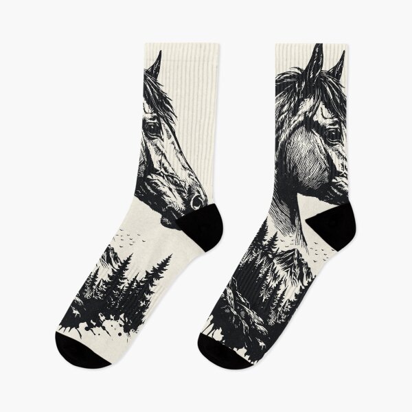 Item preview, Wild Horse Mountains Vintage Nature Forestcore Outdoorsy  designed and sold by Y-Vibes.