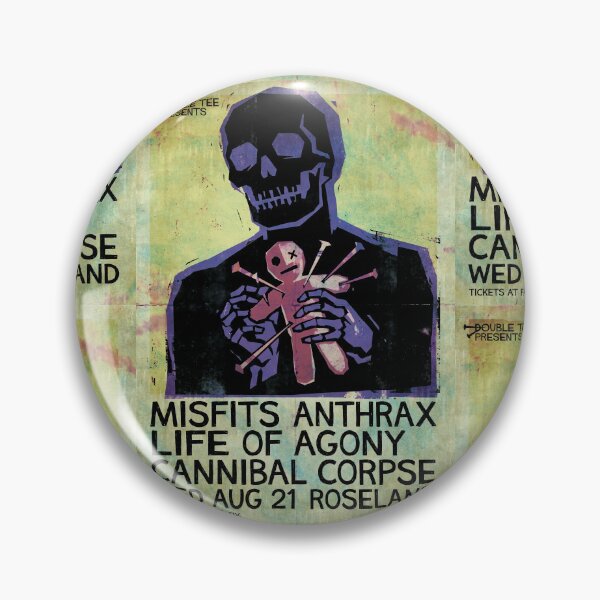 Item preview, Vintage Voodoo Skull Concert Poster Horror Punk Art designed and sold by vaerk.
