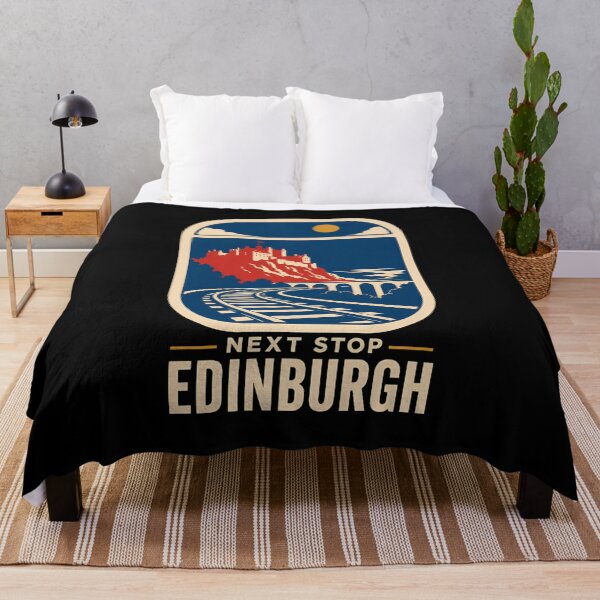 Item preview, Edinburgh Next Stop – Castle Rail Journey designed and sold by Fenay Designs.