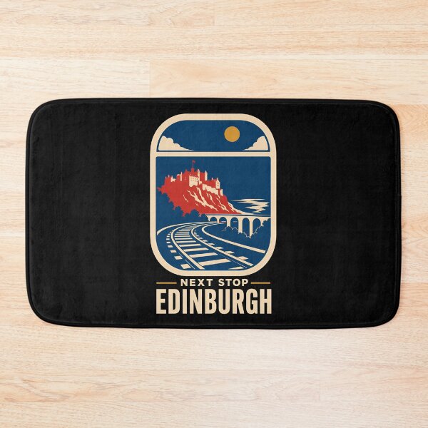 Item preview, Edinburgh Next Stop – Castle Rail Journey designed and sold by Fenay Designs.