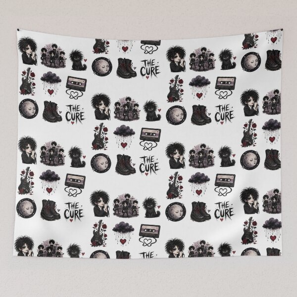 Item preview, The Cure Sticker Pack designed and sold by hectorthekitten.