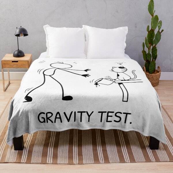 Item preview, Funny Cat Knocking Mug Off Table Gravity Test Cat Humor designed and sold by Pebl-Co.