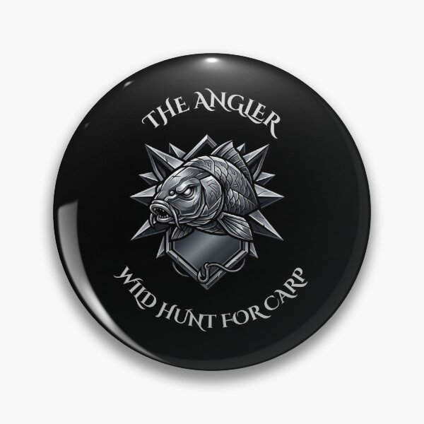 Item preview, The Angler Wild Hunt For Carp - Funny Gaming Fishing Parody designed and sold by GeekAnglerStore.