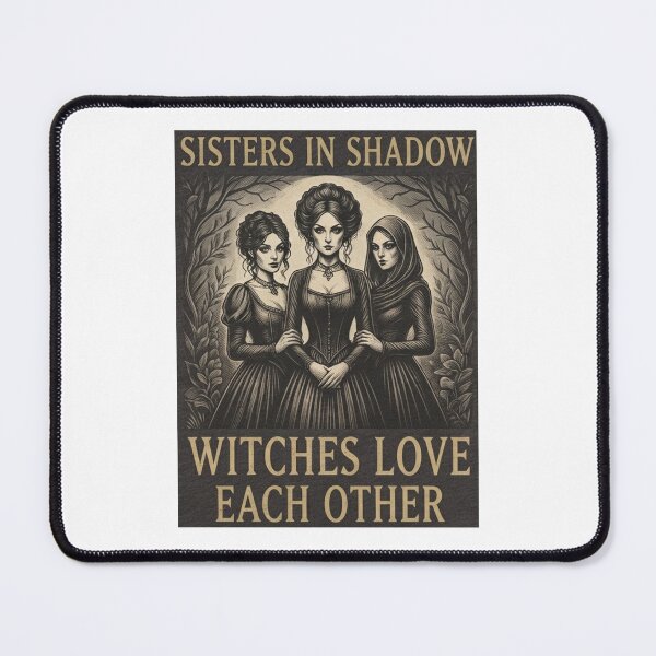 Item preview, Sisters in Shadow Witches Love Each Other Gothic Vintage Women Art designed and sold by Ghostlycats2026.