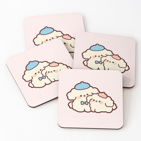 Item preview, Fluffy Puppy Duo Best Friends designed and sold by jianina-alondra.