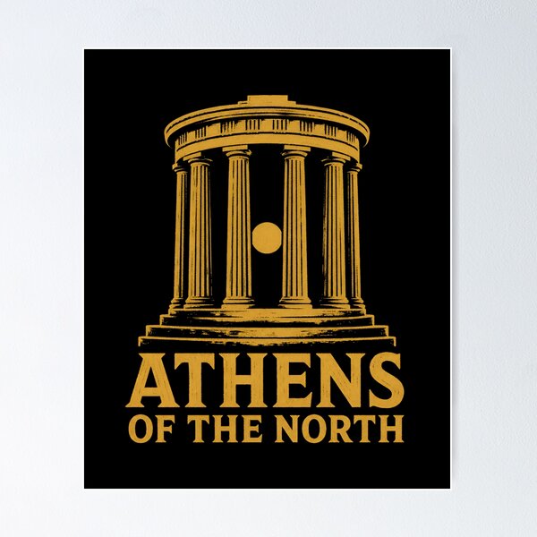 Item preview, Edinburgh: Athens of the North in Gold designed and sold by Fenay Designs.