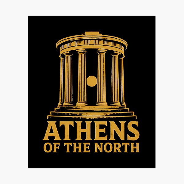 Item preview, Edinburgh: Athens of the North in Gold designed and sold by Fenay Designs.