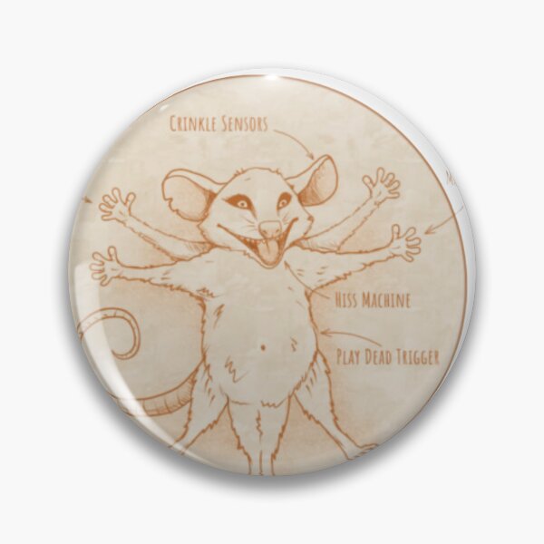 Item preview, Anatomy Of A Trash Cat Opossum designed and sold by Sadeetfel.