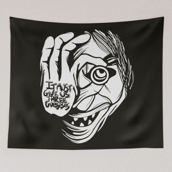 Item preview, Riddles in the Dark Movie Drawing Black designed and sold by Jamie Collins.