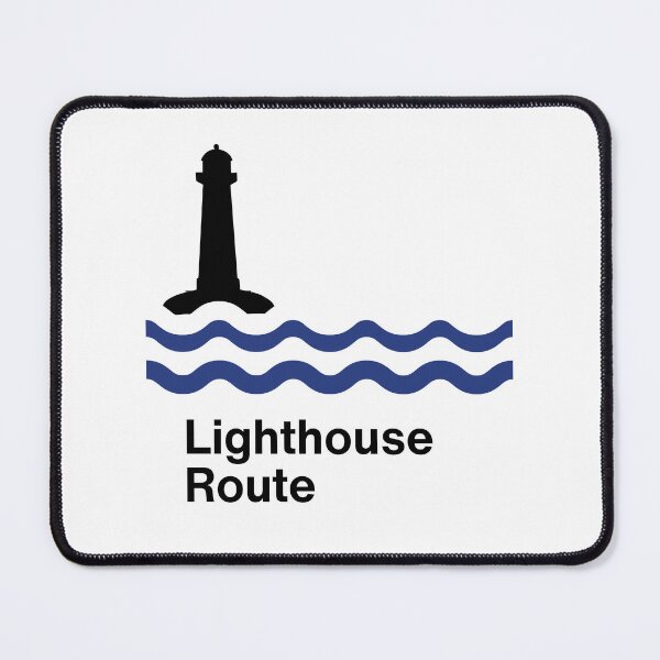 Item preview, Nova Scotia Lighthouse Route Road Sign designed and sold by fourwindsdesign.
