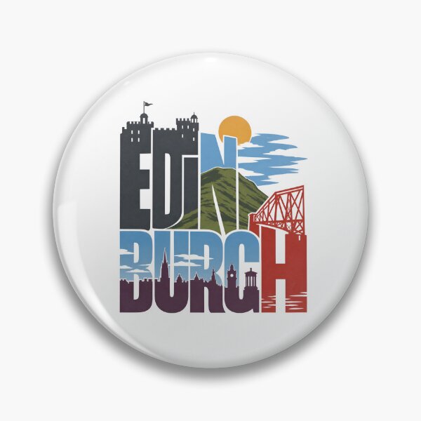 Item preview, Edinburgh Icons – Castle, Crags and Forth Bridge designed and sold by Fenay Designs.