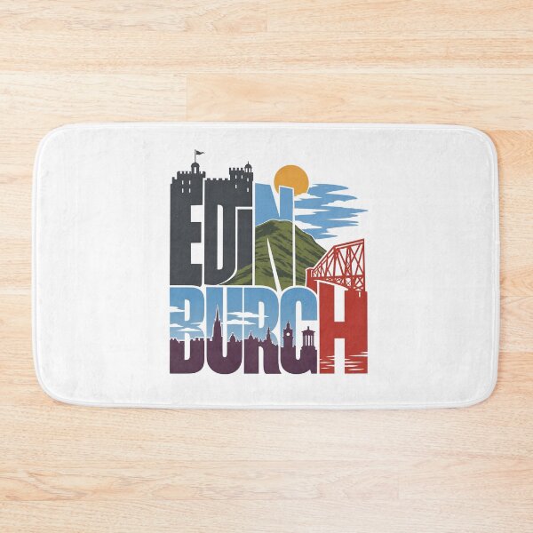 Item preview, Edinburgh Icons – Castle, Crags and Forth Bridge designed and sold by Fenay Designs.