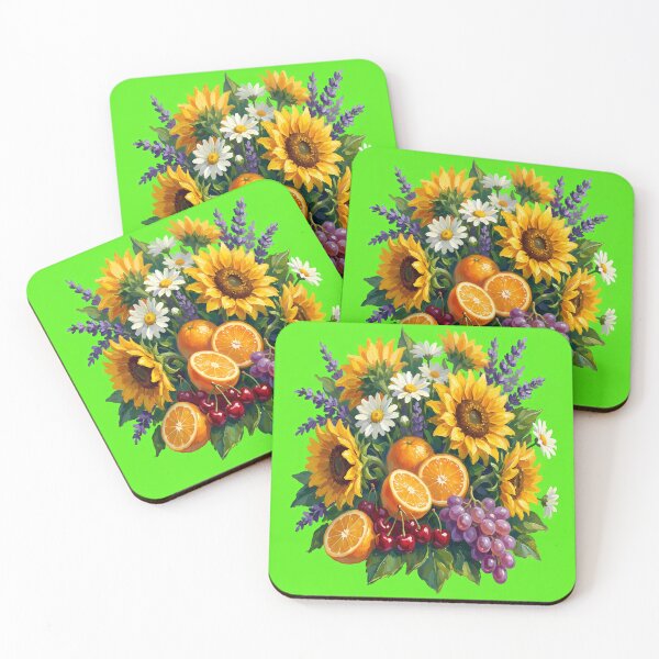Item preview, Still Life of Flowers and Fruit designed and sold by Artnovalty.redbubble.com.