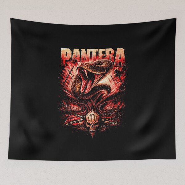 Item preview, Pantera Cowboys From Hell Snake and CFH Skull Heavy Metal Artwork designed and sold by interdesigner.