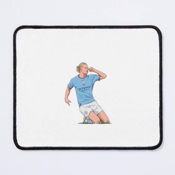 Item preview, Erling Haaland Goal Celebration Manchester City Vector Art designed and sold by annaarthk.