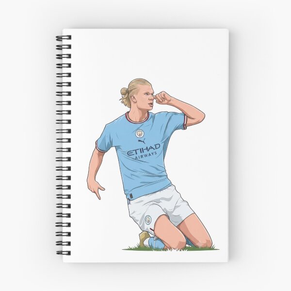 Item preview, Erling Haaland Goal Celebration Manchester City Vector Art designed and sold by annaarthk.