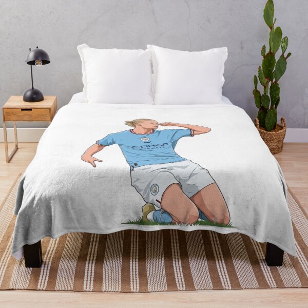 Item preview, Erling Haaland Goal Celebration Manchester City Vector Art designed and sold by annaarthk.