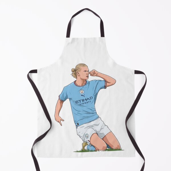 Item preview, Erling Haaland Goal Celebration Manchester City Vector Art designed and sold by annaarthk.