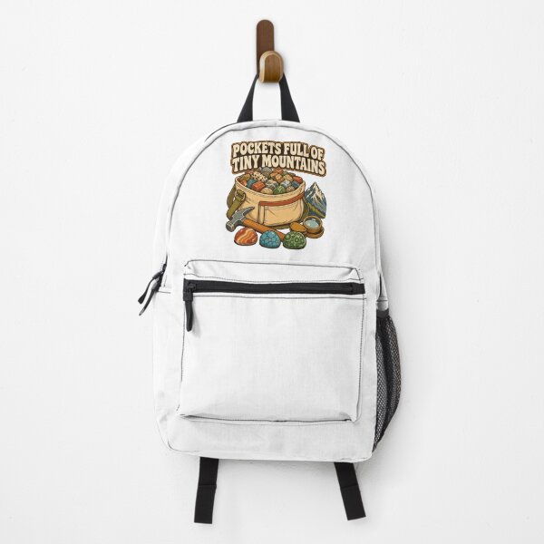 Item preview, Pockets Full of Tiny Mountains Rock Collector Art designed and sold by CheerfulNest.