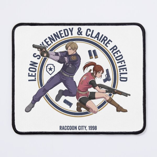Item preview, claire redfield leon kennedy resident evil 2 anime designed and sold by andresdrawing.